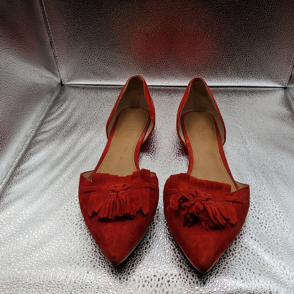 J-Crew, red, 7